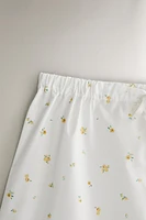 FLORAL COTTON SHORTS