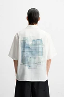 CHEMISE À IMPRIMÉ ABSTRAIT