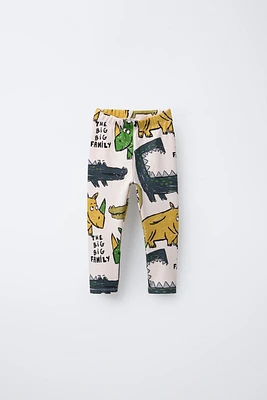 ANIMALS PRINTED LEGGINGS