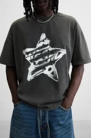 T-SHIRT DÉLAVÉ IMPRIM