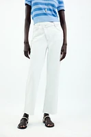 JEAN Z1975 DROIT TAILLE HAUTE CROISÉE