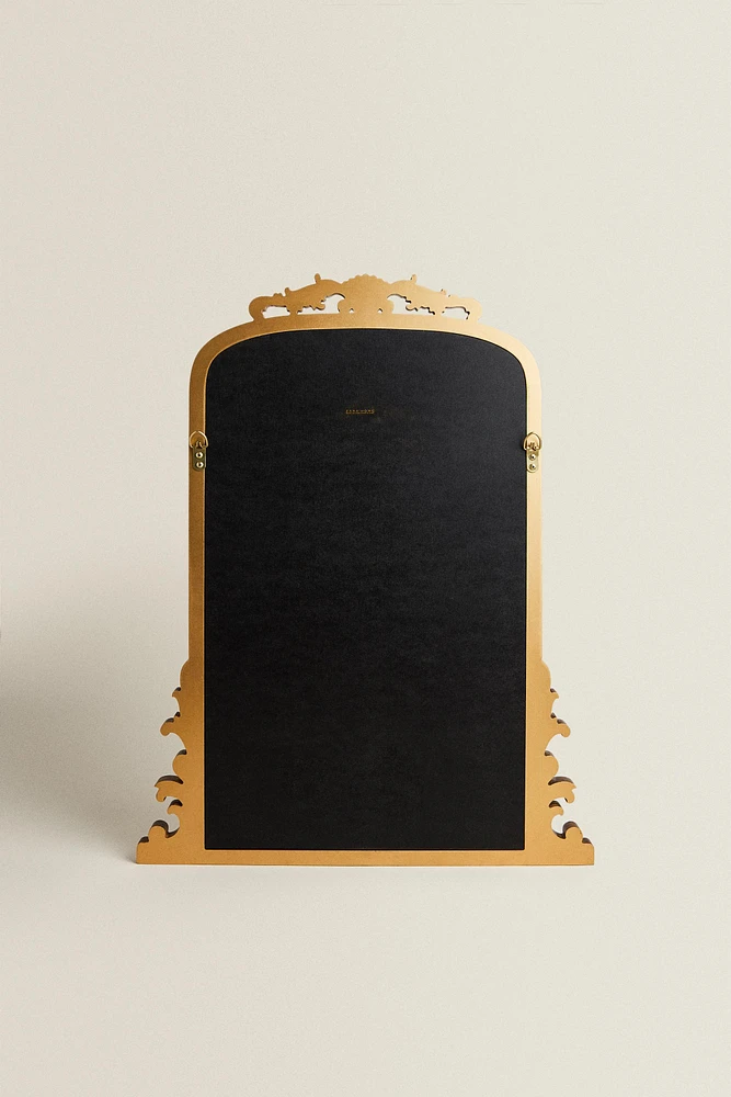 MIROIR MURAL BOIS DORÉ