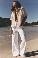 METALLIC THREAD STRIPED SHIRT