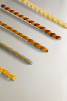 SET OF BOROSILICATE GLASS TABLESPOONS