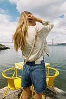 BLOUSON FLUIDE EN ORGANZA