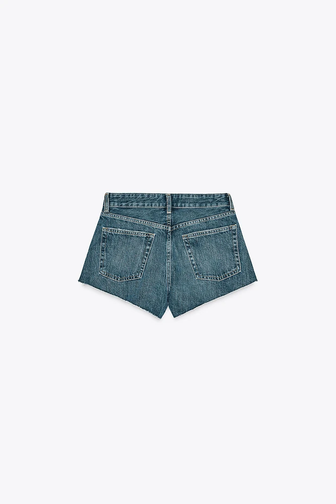 SHORT MINI EN JEAN TRF TAILLE NORMALE