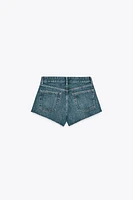 SHORT MINI EN JEAN TRF TAILLE NORMALE