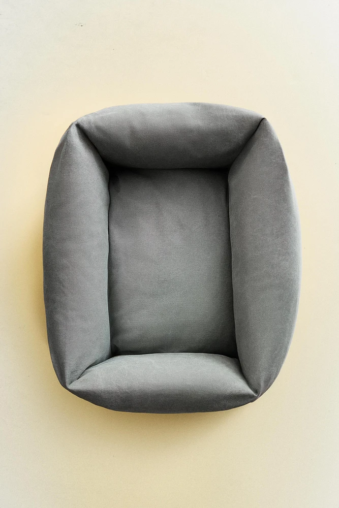 CANVAS COTTON PET BED
