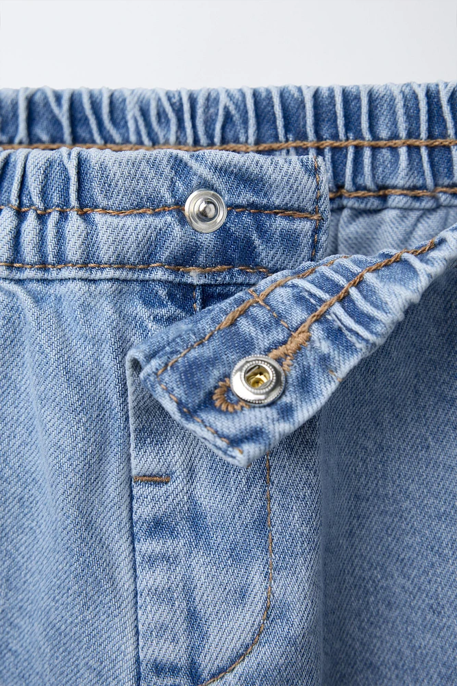 STITCHED BAGGY JEANS