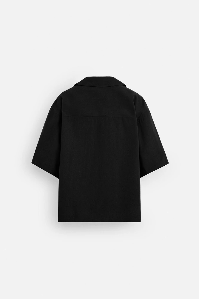 RELAXED FIT FLOWY SHIRT