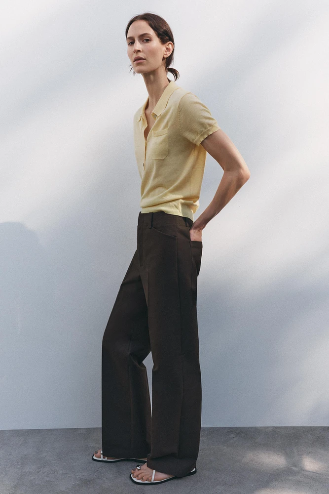 ZW COLLECTION STRAIGHT CHINO PANTS