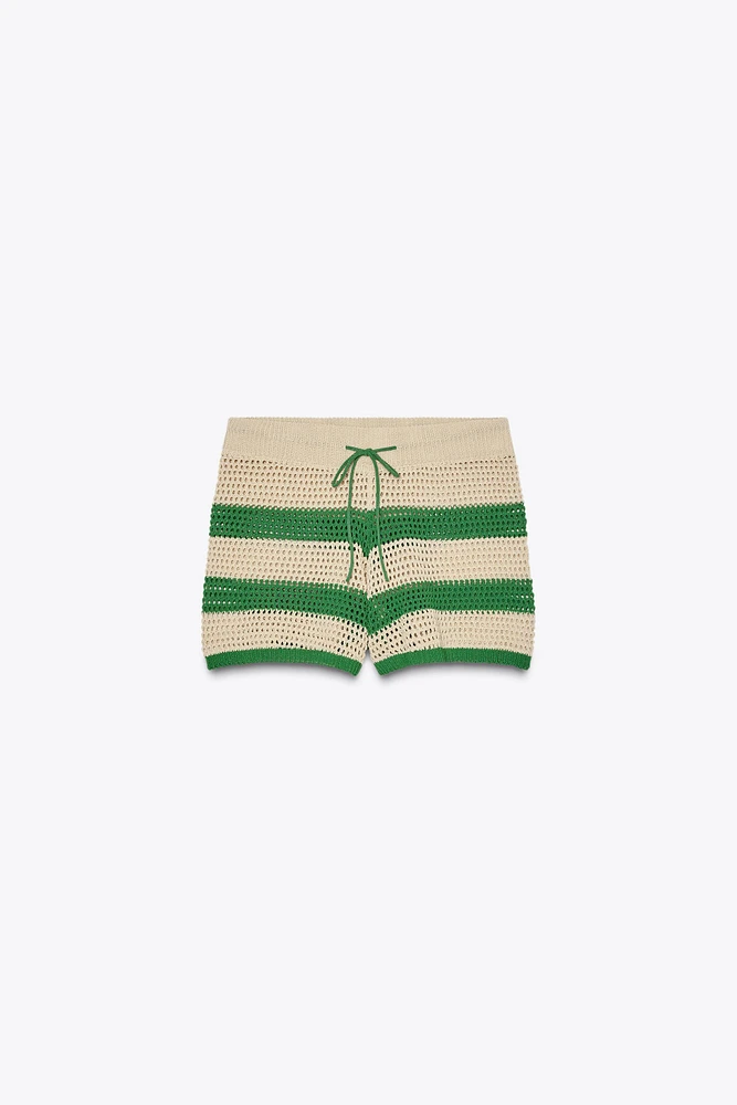 SHORT EN MAILLE