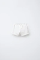 PLAIN COMBINATION BERMUDA SHORTS