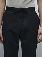 Pantalon de jogging en coton mélang