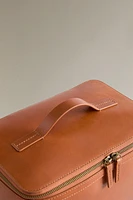 TROUSSE DE TOILETTE CUIR GRAND FORMAT
