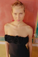 TOP BUSTIER FLEURS