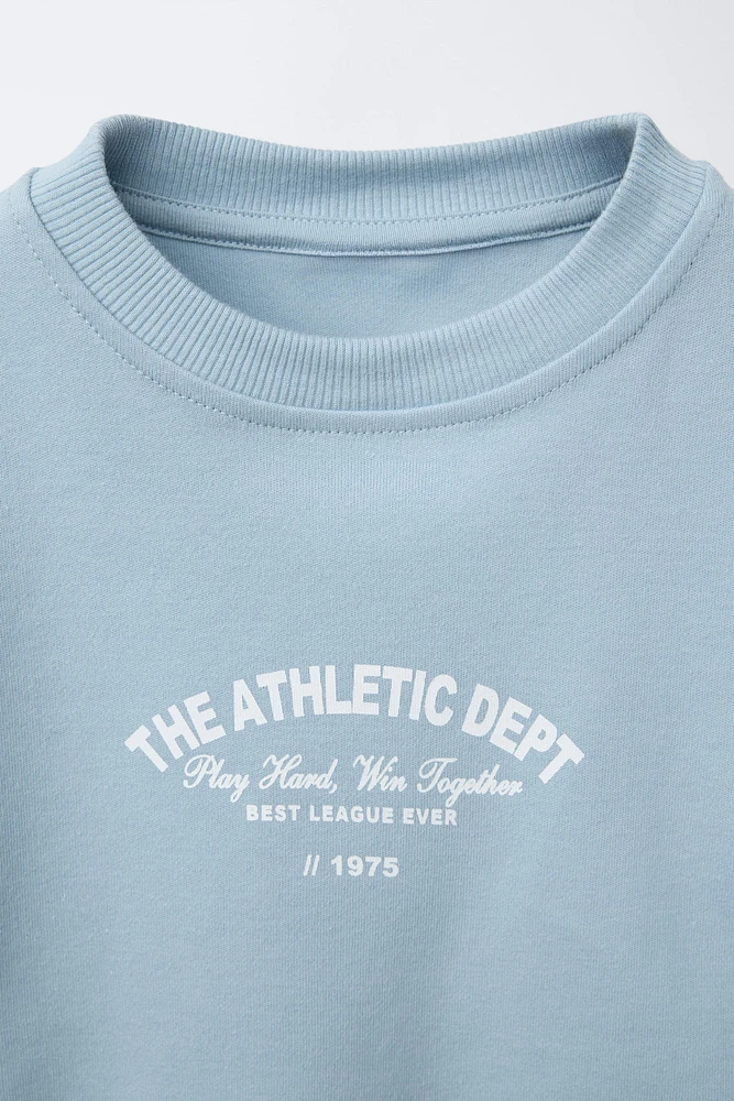 NYLON TEXT T-SHIRT