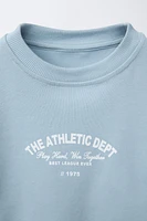 NYLON TEXT T-SHIRT