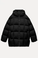 WATER AND WIND PROTECTION HOODED DOWN COAT