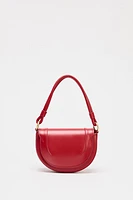 CONTRAST TOPSTITCH CROSSBODY BAG