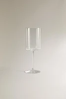 VERRE À VIN DROIT CRISTALLIN
