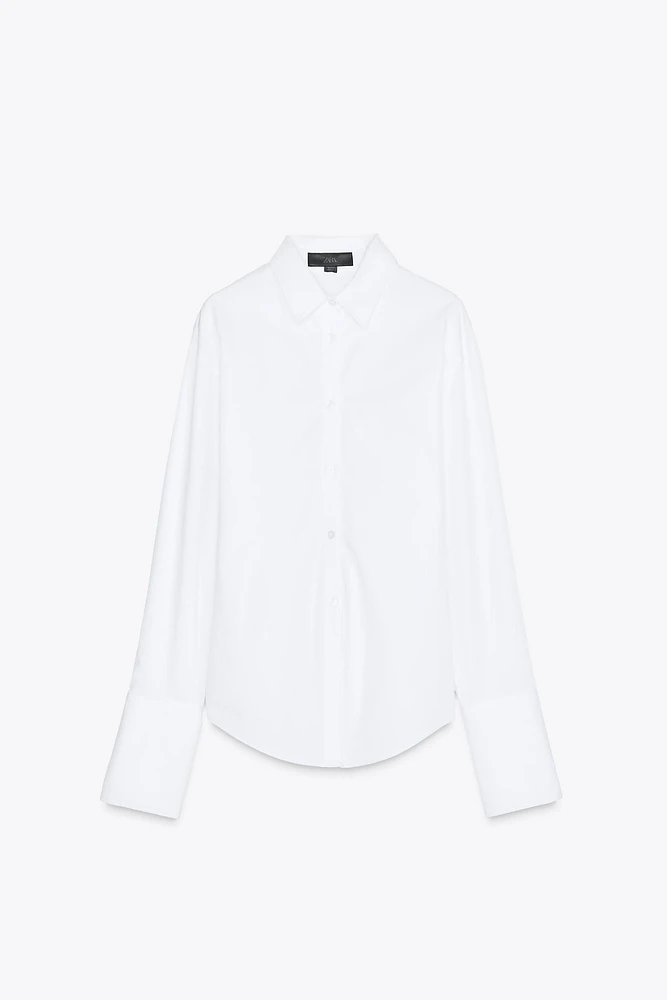 VOLUMINOUS PRINTED HANDKERCHIEF SHIRT