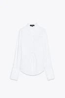 VOLUMINOUS PRINTED HANDKERCHIEF SHIRT