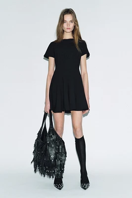 GODET MINI DRESS ZW COLLECTION
