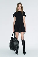 GODET MINI DRESS ZW COLLECTION