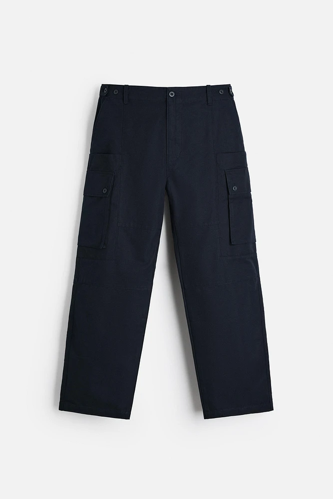 CANVAS CARGO PANTS