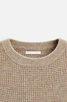 SQUARE TEXTURED SWEATER