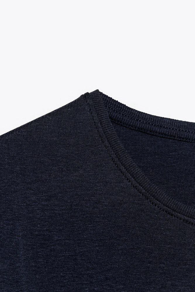 SHORT SLEEVE COTTON T-SHIRT