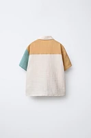 CHEMISE TEXTURÉE MULTICOLORE