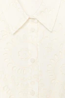 ZW COLLECTION EMBROIDERED SHIRT DRESS