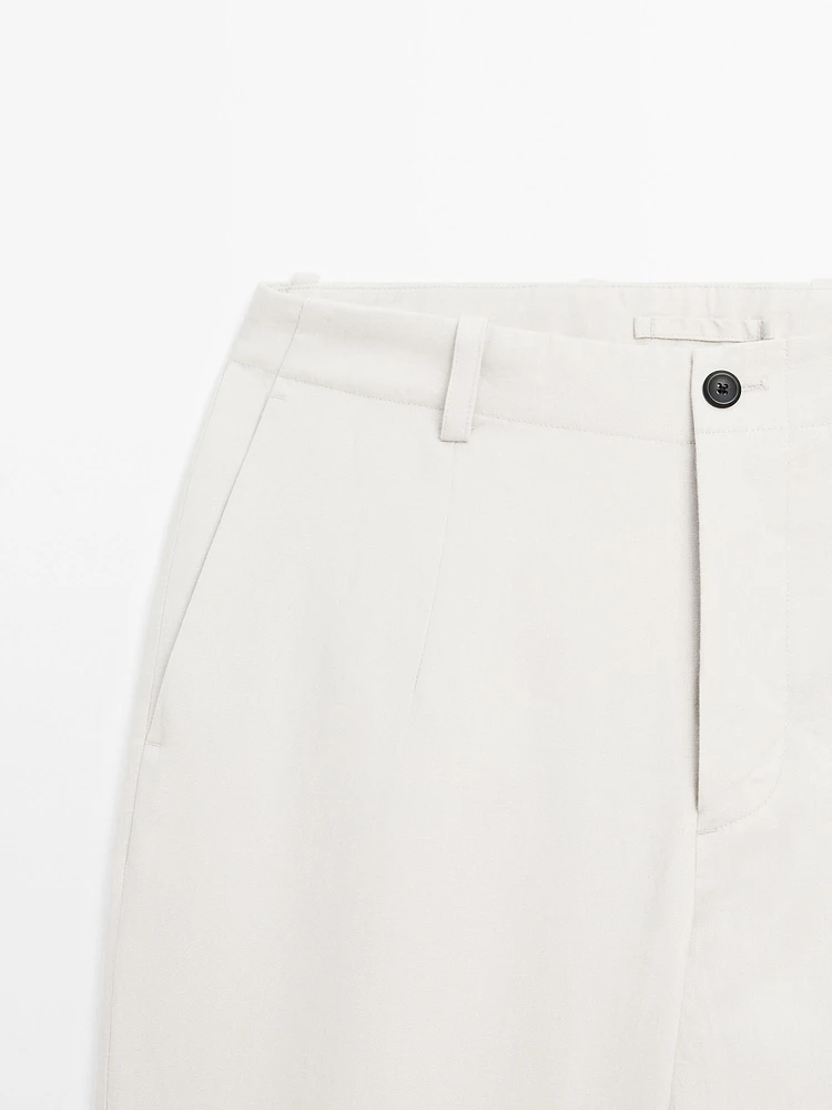 Pantalon 100 % lin