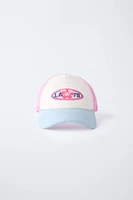 CASQUETTE EN RÉSILLE BRODÉE