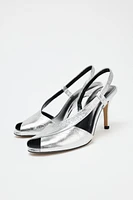 OPEN-TOE LEATHER SANDALS