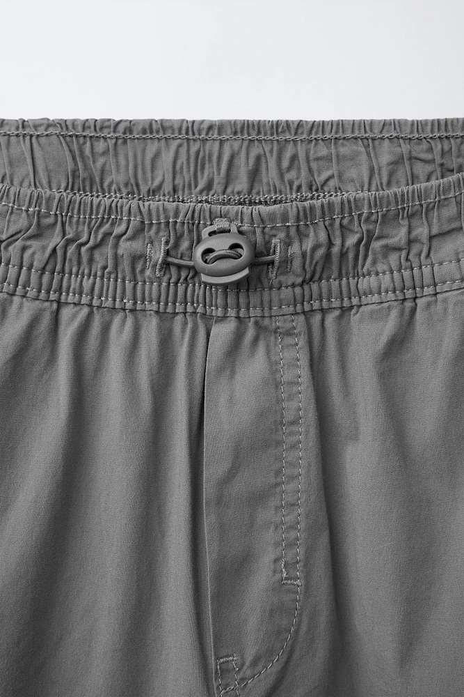 POPLIN JOGGER PANTS