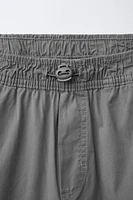 POPLIN JOGGER PANTS