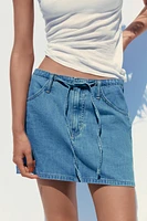TRF DENIM MINI SKIRT