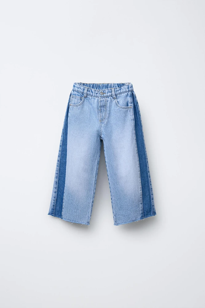 JEAN WIDE LEG COMBINÉ