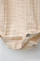PLAIN TEXTURED ROMPER