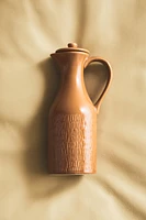 CARAMEL STONEWARE CRUET