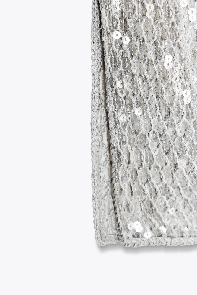 JUPE MIDI SEQUINS ZW COLLECTION