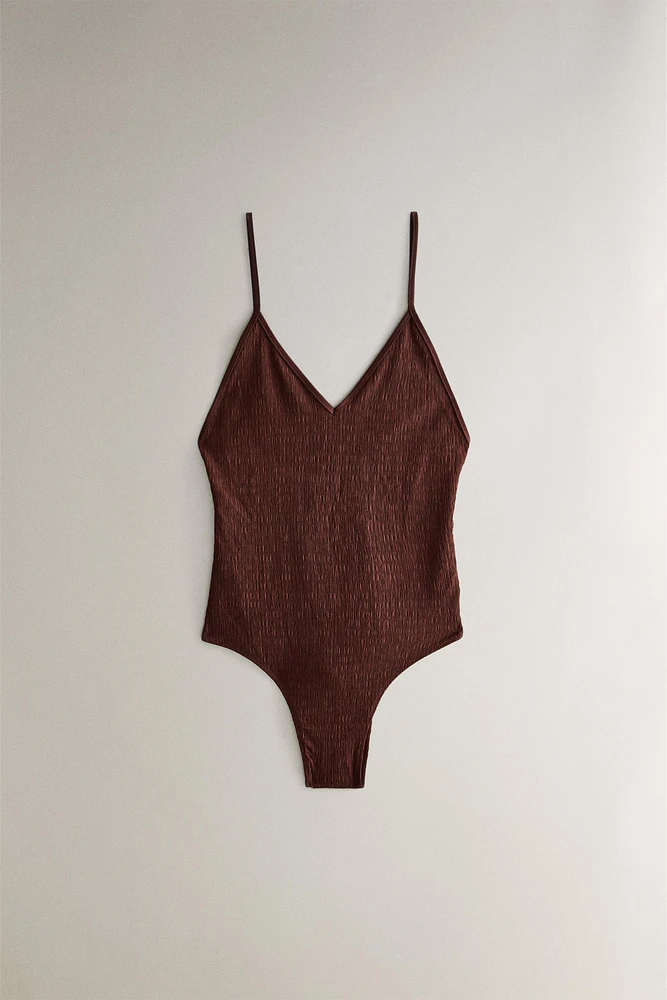 MAILLOT DE BAIN PLAGE TISSU SMOCK