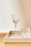 VERRE À VIN TAILLÉ CRISTALLIN