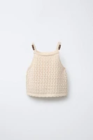 BEADED KNIT TOP