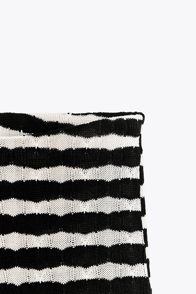 PANTALON FLARE JACQUARD