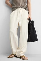 JACQUARD STRIPED PANTS