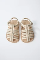 SOFT COTTON FISHERMAN SANDALS